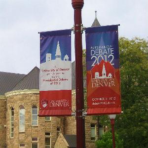 Denver presidential debate sign, by Bruce Kennedy